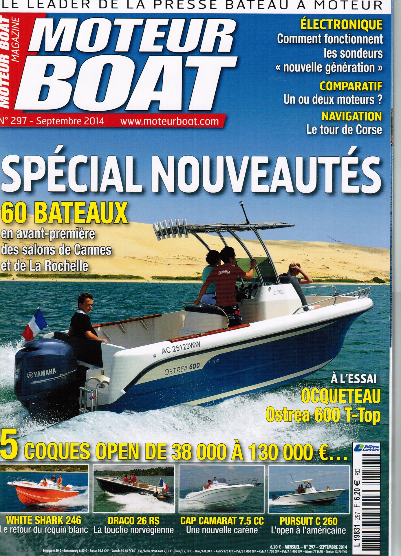 L'OSTREA 600 T-Top fait la Une de Moteur Boat Magazine L'OSTREA 600 T-Top fait la Une de Moteur Boat Magazine